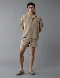 AE Poolside Striped Button-Up Shirt