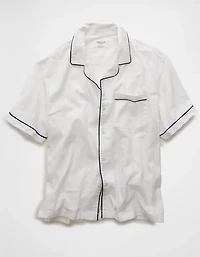 Chemise rayée boutonnée bord de la piscine AE
