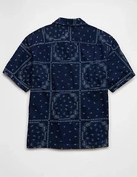 AE Poolside Printed Button-Up Shirt
