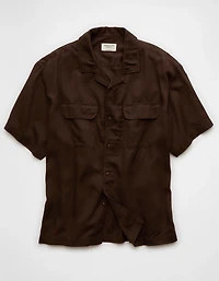 AE Relaxed Fit Short-Sleeve Camp Collar Shirt