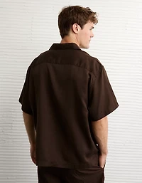 AE Relaxed Fit Short-Sleeve Camp Collar Shirt