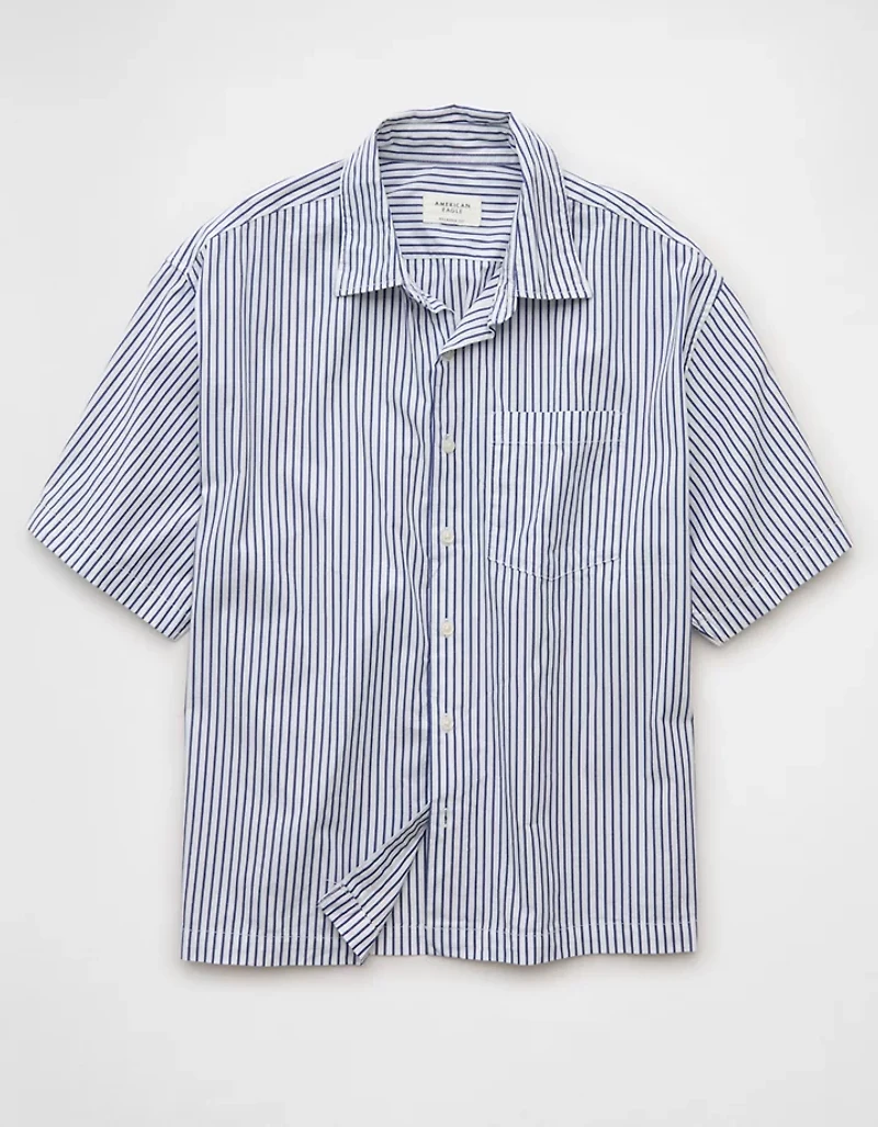 AE Poolside Poplin Button-Up Shirt