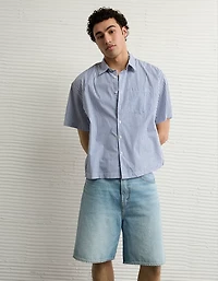 AE Poolside Poplin Button-Up Shirt