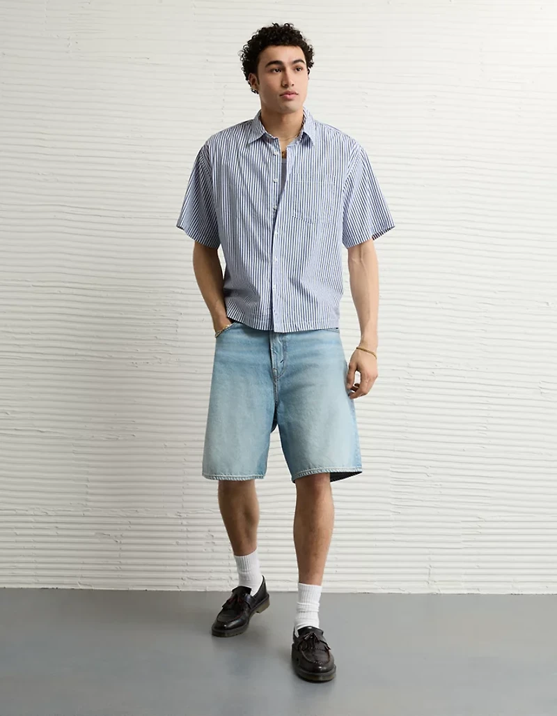 AE Poolside Poplin Button-Up Shirt