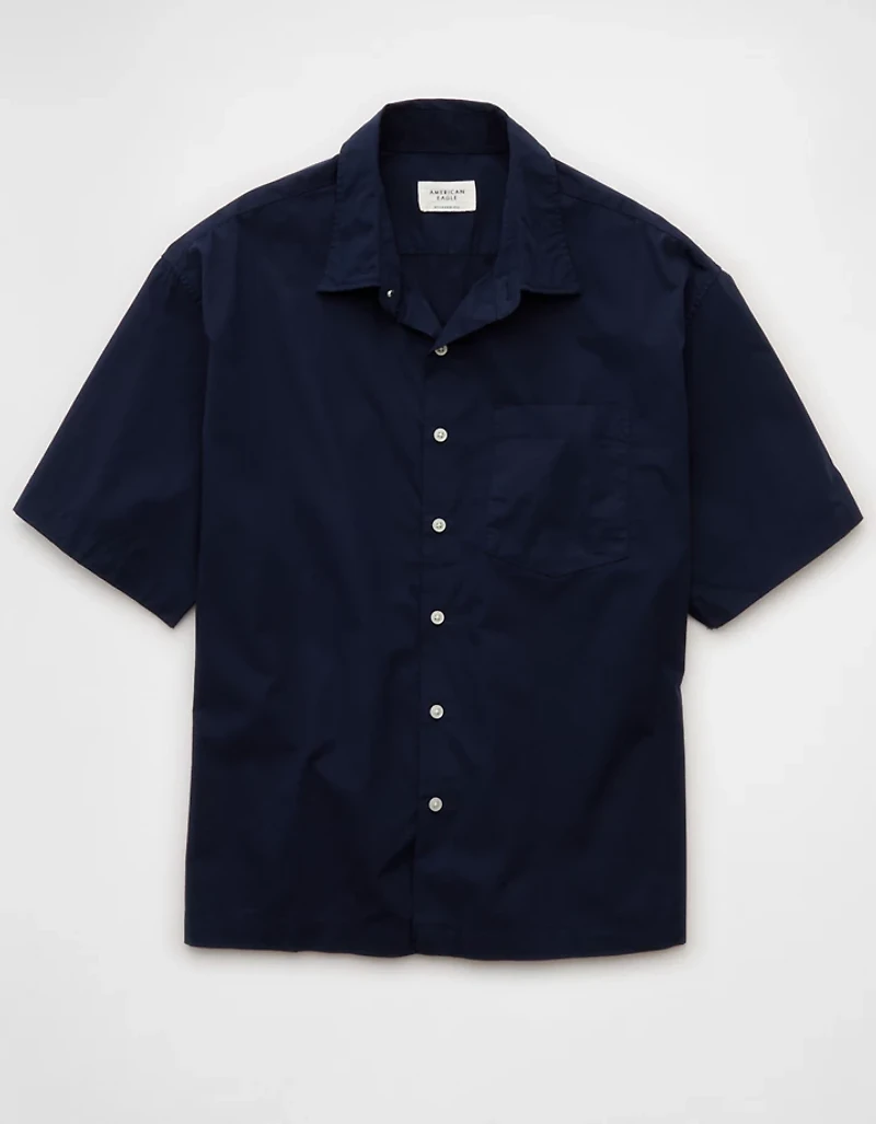 AE Poolside Poplin Button-Up Shirt
