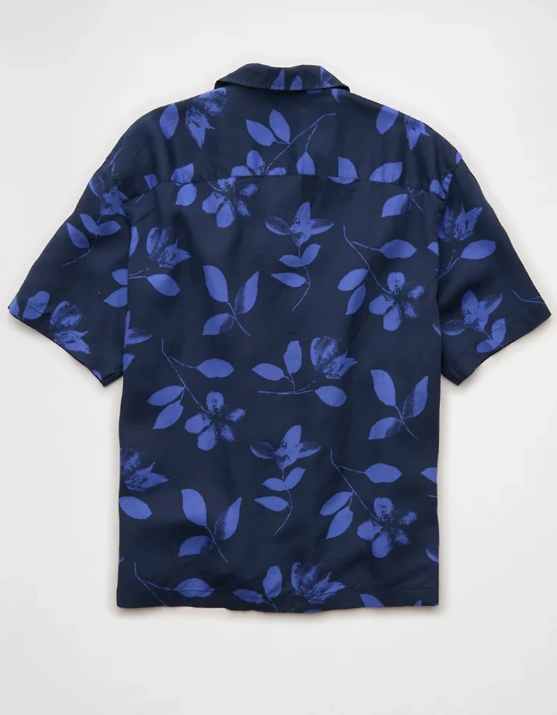 AE Relaxed Fit Short-Sleeve Camp Collar Shirt