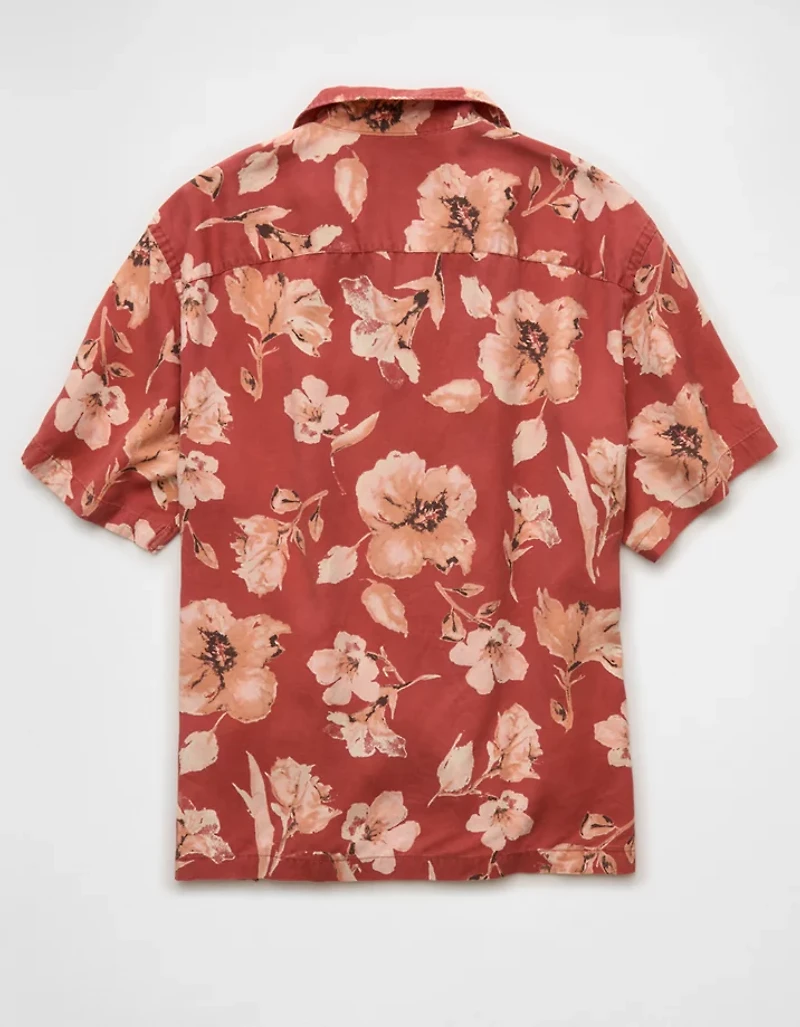 AE Relaxed Fit Short-Sleeve Camp Collar Shirt