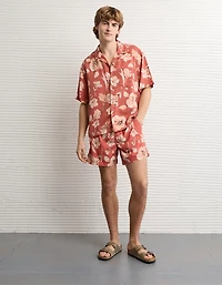 AE Relaxed Fit Short-Sleeve Camp Collar Shirt