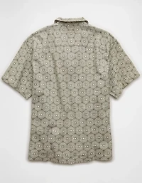 AE Relaxed Fit Short-Sleeve Camp Collar Shirt