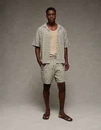 AE Relaxed Fit Short-Sleeve Camp Collar Shirt