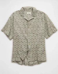 AE Relaxed Fit Short-Sleeve Camp Collar Shirt