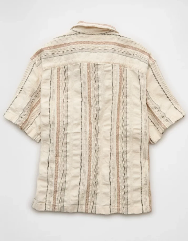 AE Relaxed Fit Short-Sleeve Camp Collar Shirt