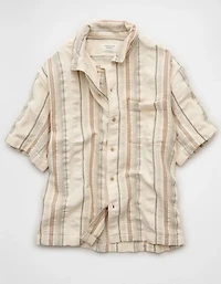 AE Relaxed Fit Short-Sleeve Camp Collar Shirt