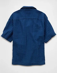 AE Relaxed Fit Short Sleeve Camp Collar Shirt