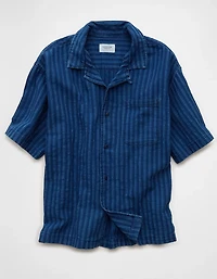 AE Relaxed Fit Short Sleeve Camp Collar Shirt