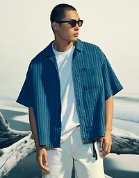 AE Relaxed Fit Short Sleeve Camp Collar Shirt