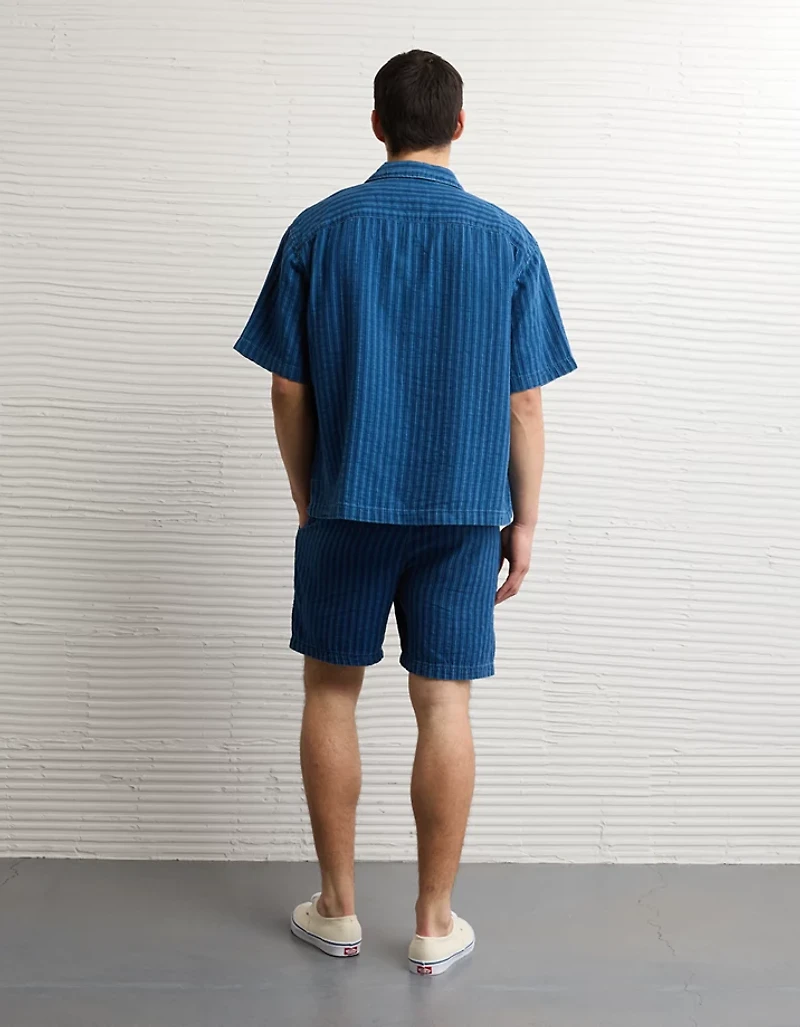 AE Relaxed Fit Short Sleeve Camp Collar Shirt