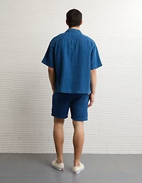 AE Relaxed Fit Short Sleeve Camp Collar Shirt