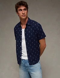 AE Short-Sleeve Button-Up Shirt