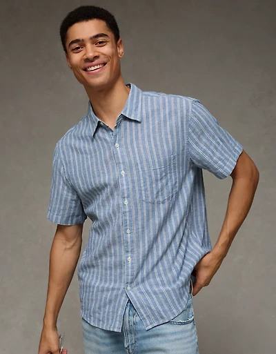 AE Standard Short-Sleeve Button-Up Shirt