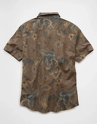 AE Short-Sleeve Button-Up Shirt