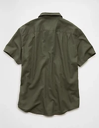 AE Short-Sleeve Button-Up Shirt