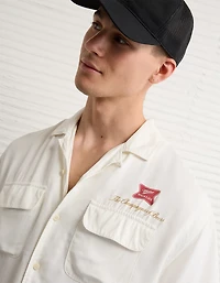 AE Relaxed Miller High Life Button-Up Shirt