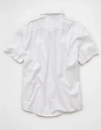 AE Standard Fit Linen-Blend Button-Up Shirt