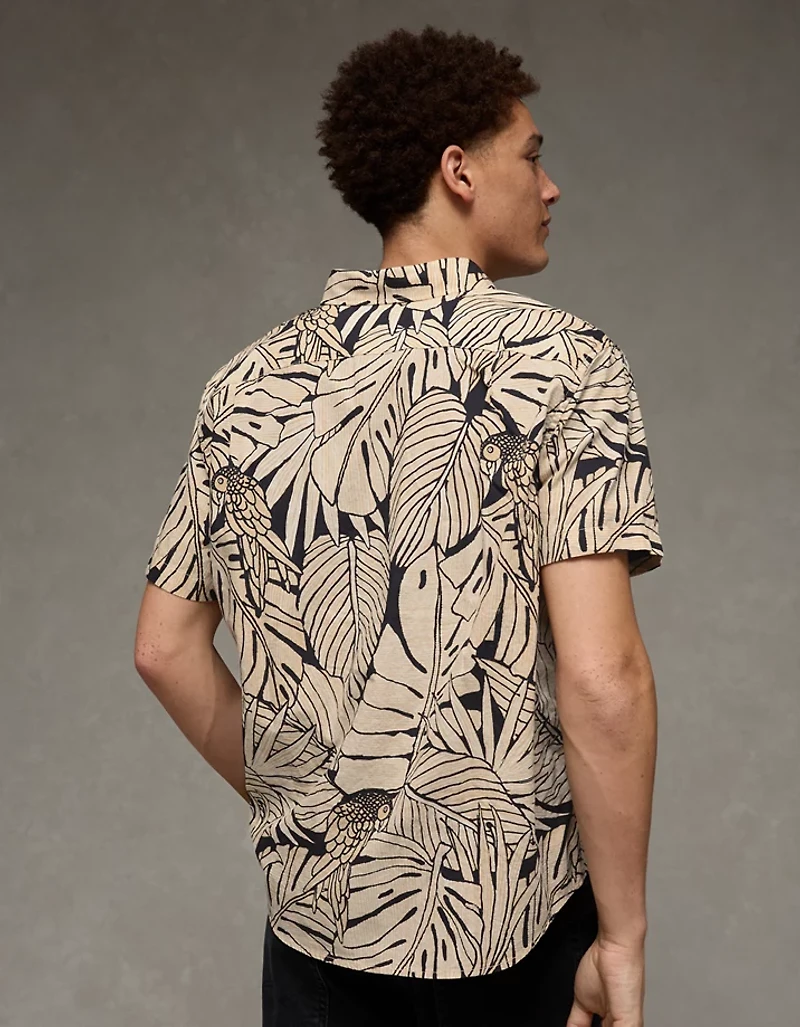 AE Standard Fit Poplin Button-Up Shirt