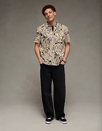 AE Standard Fit Poplin Button-Up Shirt