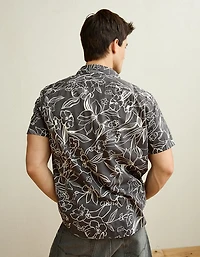 AE Slim Fit Poplin Button-Up Shirt