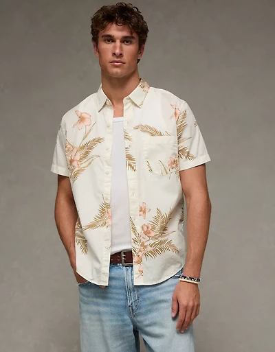 AE Slim Fit Poplin Button-Up Shirt