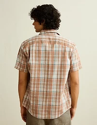 AE Standard Fit Short-Sleeve Button-Up Shirt
