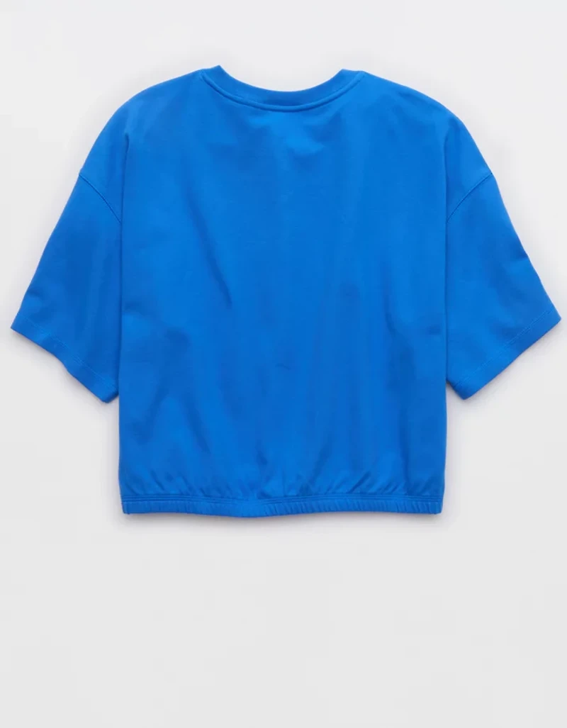 OFFLINE By Aerie Pique Henley Short Sleeve T-Shirt