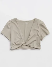 OFFLINE By Aerie Real Me Xtra Twist Front Bra Top