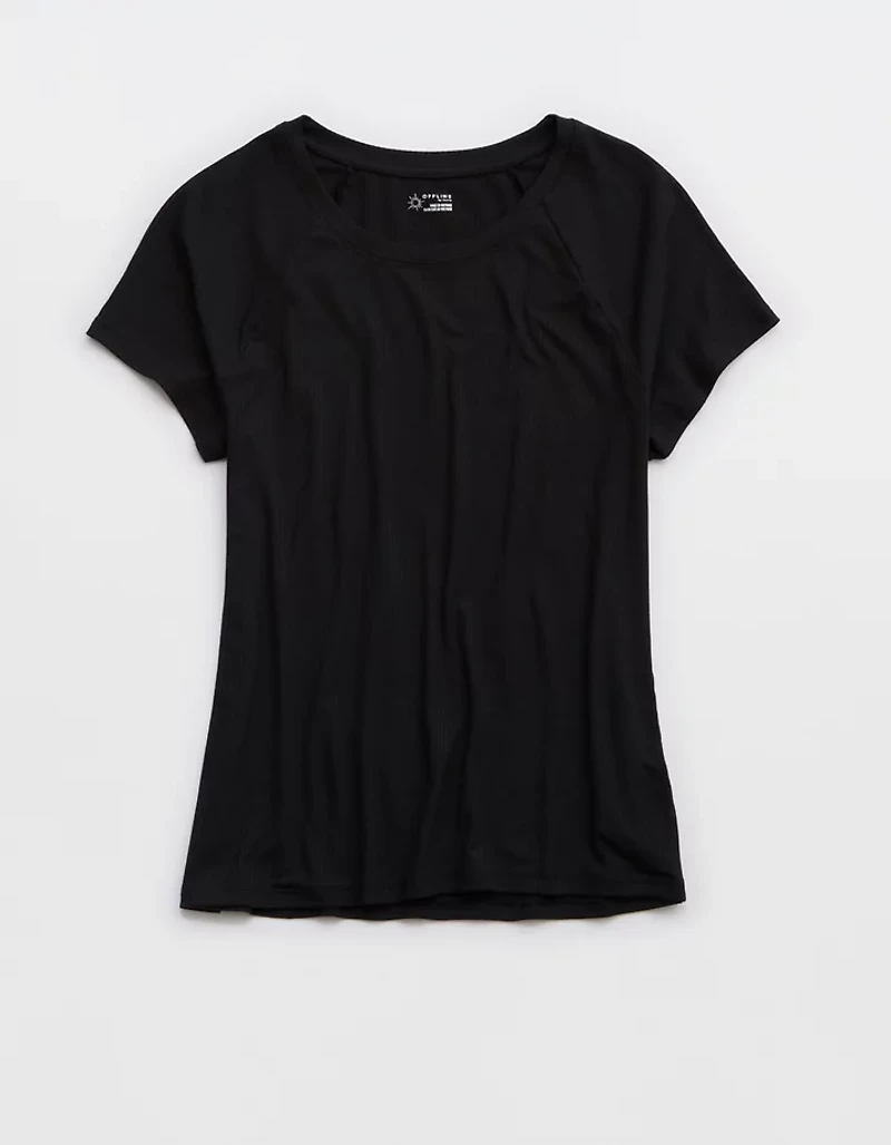 OFFLINE By Aerie Thumbs Up Ribbed T-Shirt