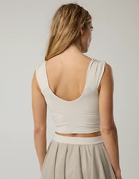 OFFLINE By Aerie Real Me XTRA Ruched Top