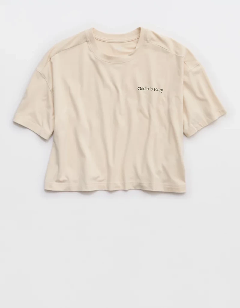 OFFLINE By Aerie Let's Stretch Cropped T-Shirt