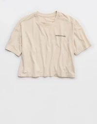 OFFLINE By Aerie Let's Stretch Cropped T-Shirt