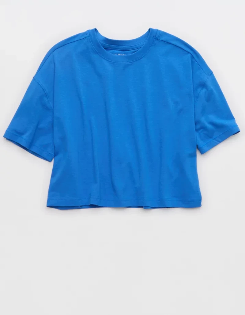 OFFLINE By Aerie Let's Stretch Cropped T-Shirt