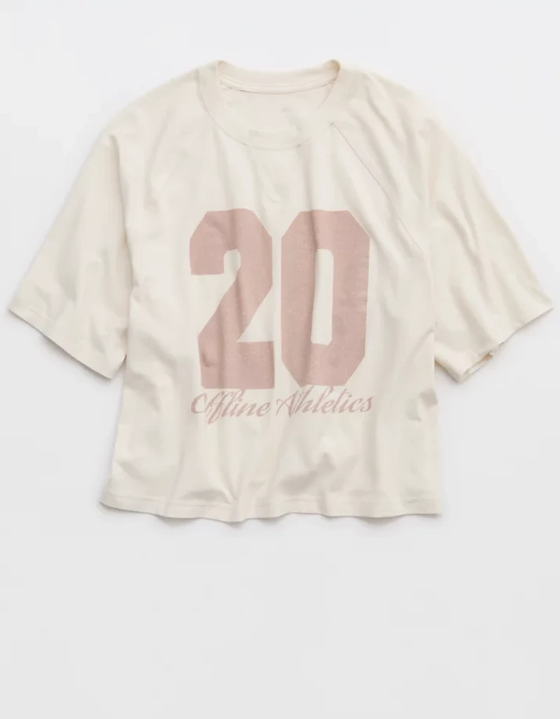 OFFLINE By Aerie Let's Stretch Boxy Short Sleeve T-Shirt