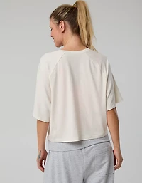 OFFLINE By Aerie Let's Stretch Boxy Short Sleeve T-Shirt