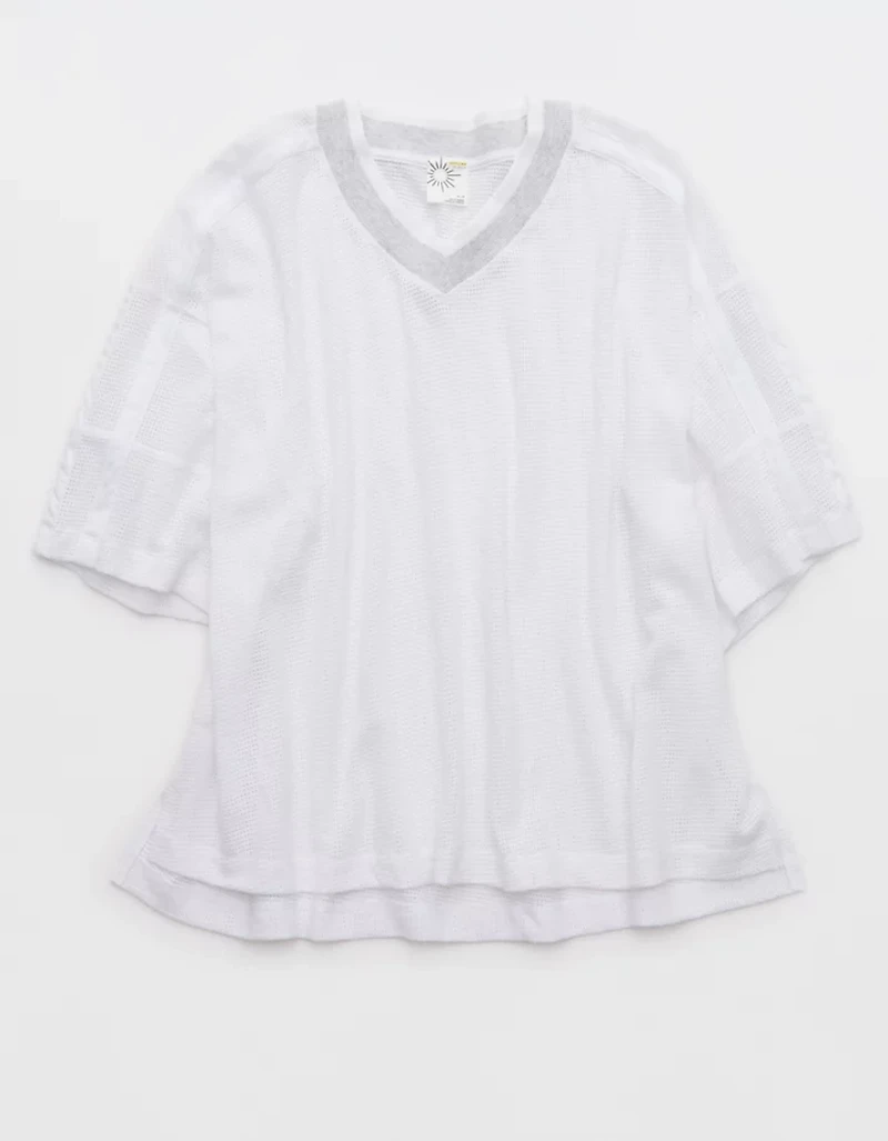 OFFLINE By Aerie Mesh Jersey Short Sleeve T-Shirt
