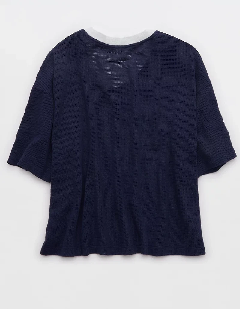 OFFLINE By Aerie Mesh Jersey Short Sleeve T-Shirt
