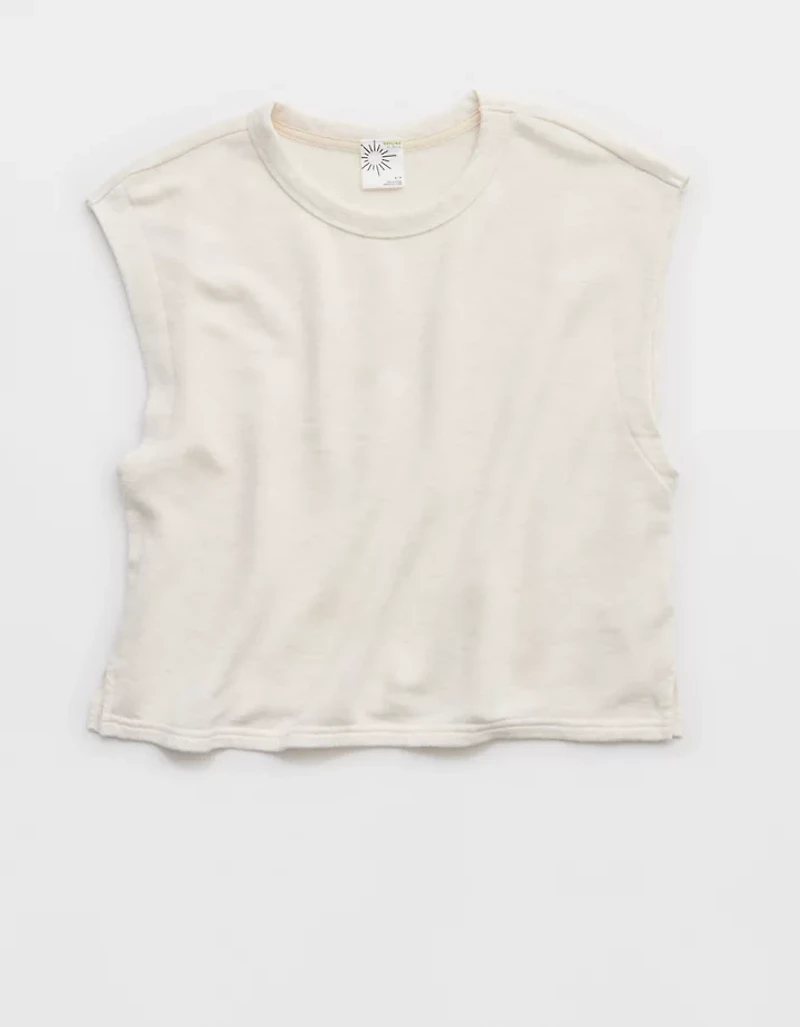 OFFLINE By Aerie Keep It 100 Terry Muscle T-Shirt
