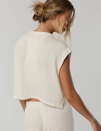 OFFLINE By Aerie Keep It 100 Terry Muscle T-Shirt