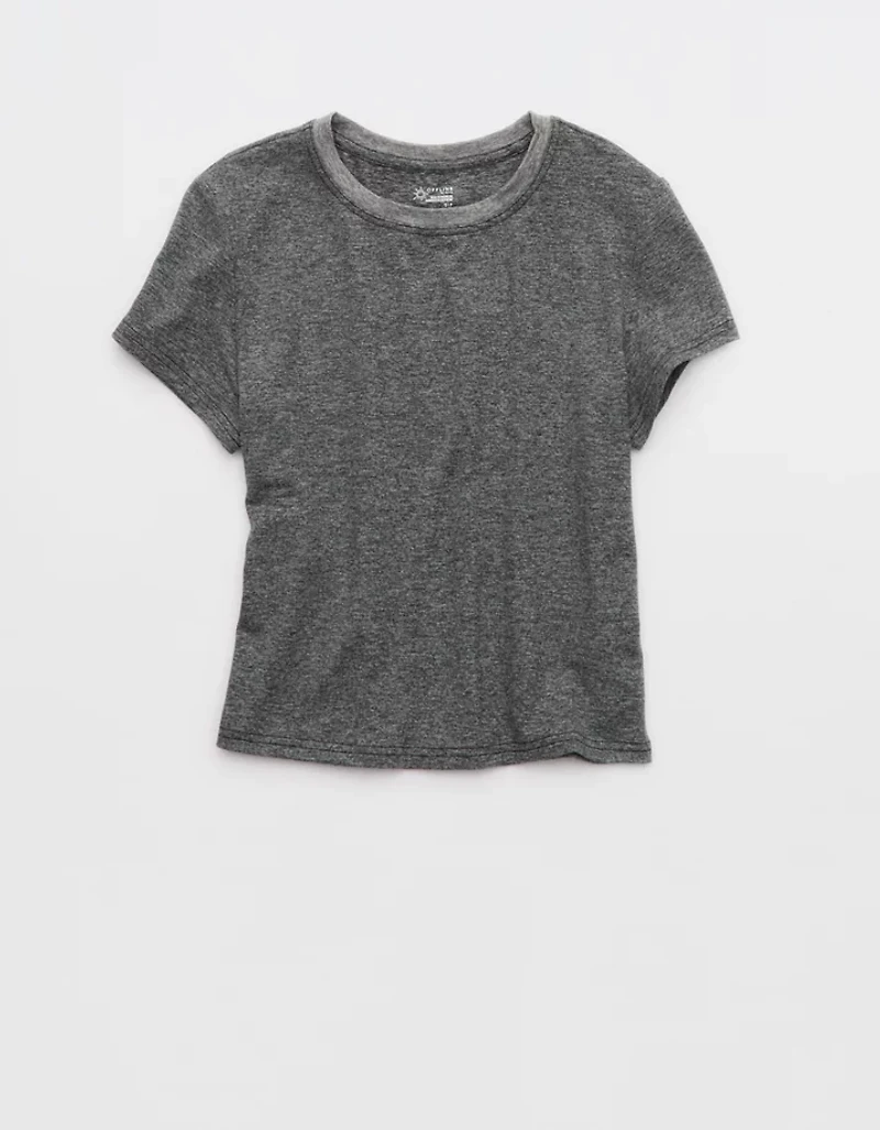 OFFLINE By Aerie Weekend Away Short Sleeve Ringer T-Shirt