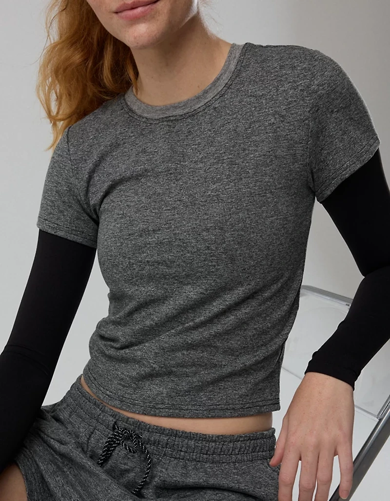 OFFLINE By Aerie Weekend Away Short Sleeve Ringer T-Shirt