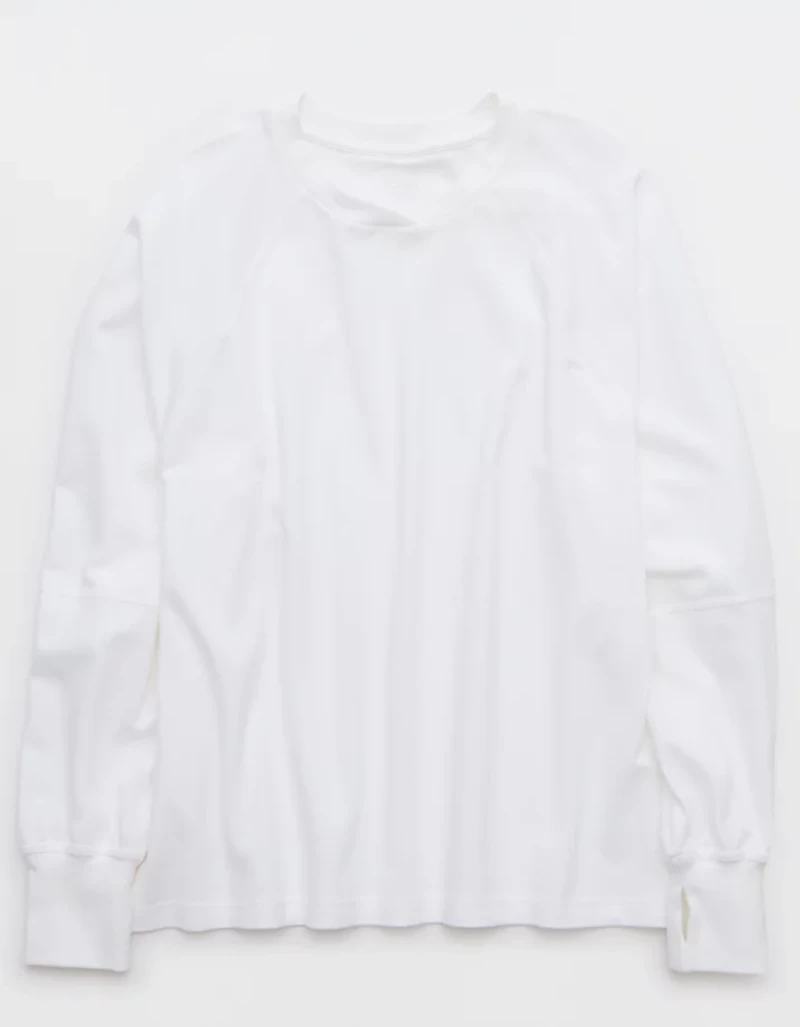 OFFLINE By Aerie Pique Long Sleeve T-Shirt