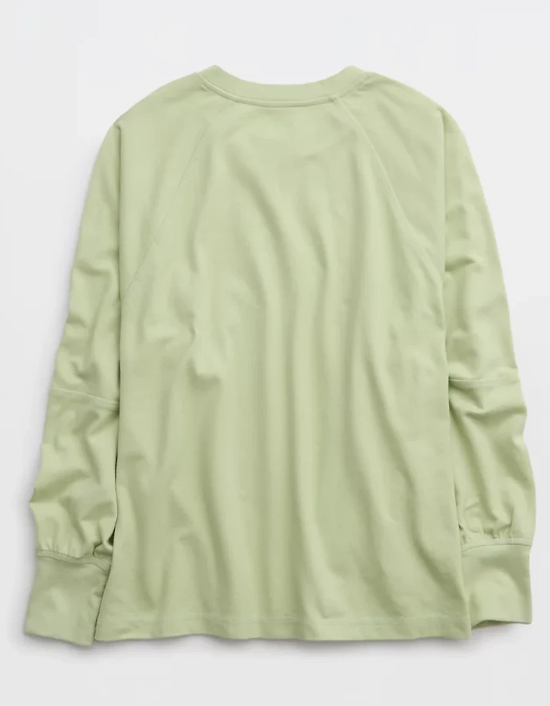 OFFLINE By Aerie Pique Long Sleeve T-Shirt